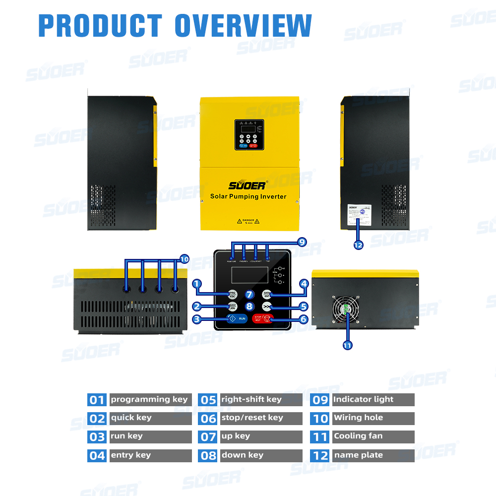 Solar Pumping Inverter - PV100-18R5G-4T